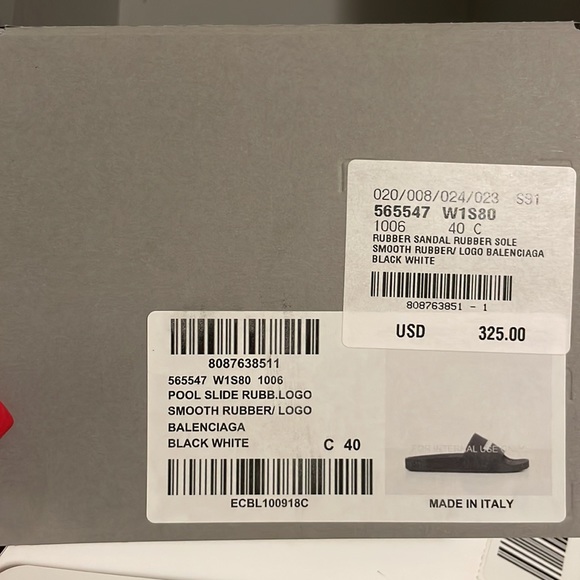 BALENCIAGA POOL SLIDES - Picture 3 of 5